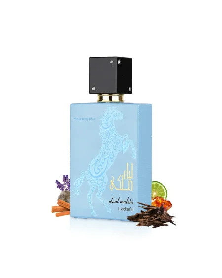 Lail Maleki Moroccan Blue Lattafa Perfumes للرجال
